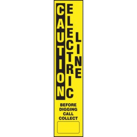 Accuform CAUTION UTILITY LINEMARKING LABEL FMK320 FMK320